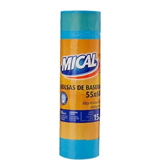 Bolsa de Basura 30L Azul 5555 15 UND | Borosa Market