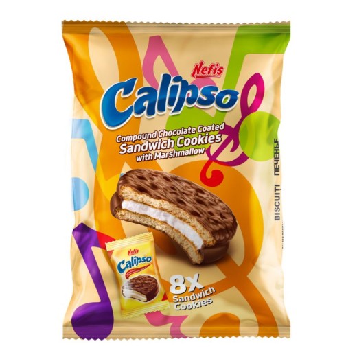 Galletas Tipo Sandwich  NEFIS CALIPSO Estuche 8und 136GR | Borosa Market