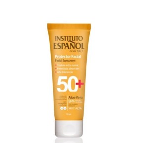Crema Facial Solar INSTITUTO ESPAÑOL SPF50+ Aloe Vera  75ML