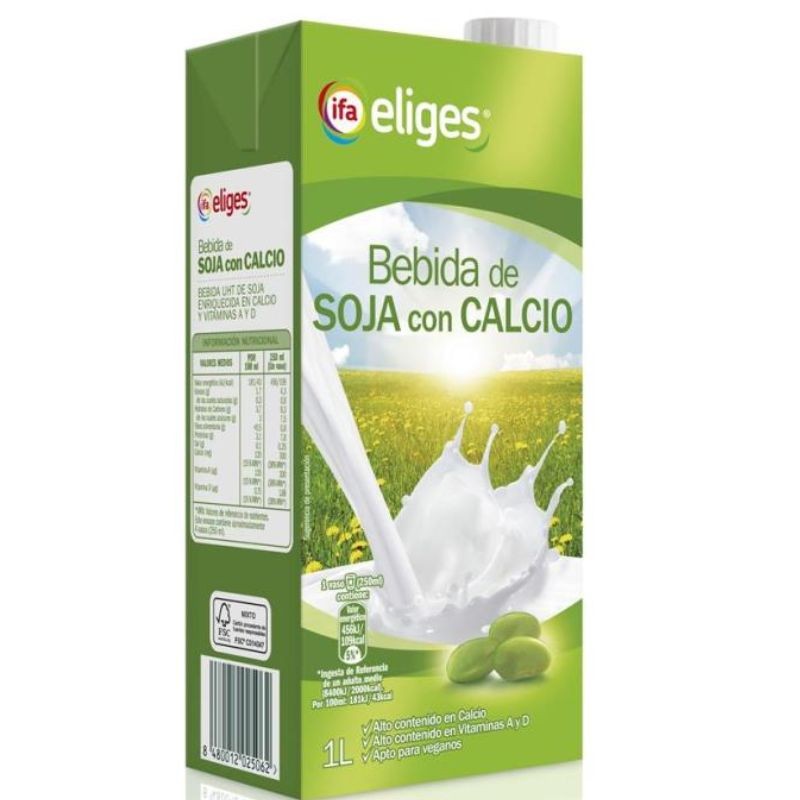 Bebida de Soja con Calcio y Vitaminas  IFA 1 L | Borosa Market