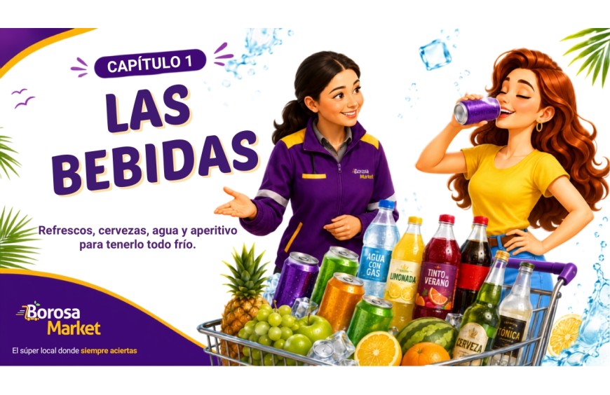 Folleto Julio 2026 Borosa Market: bebidas, cervezas y refrescos
