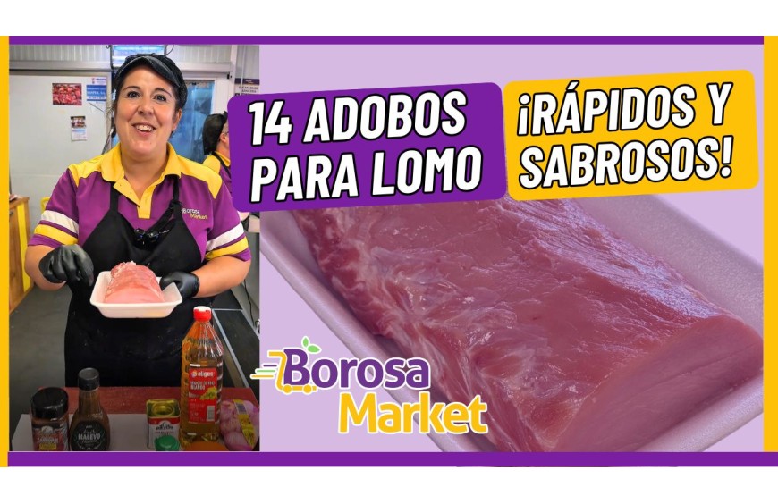 14 Adobos para 1 Kilo de Lomo